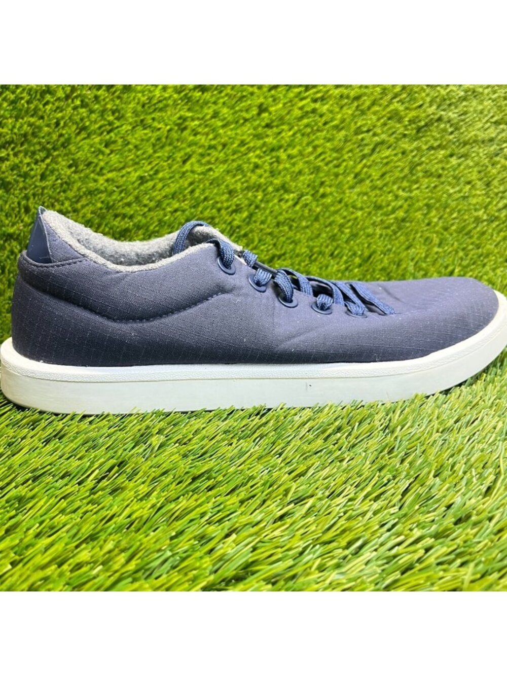 Allbirds Wool Piper Mens Size 12 Blue White Athletic Running Shoes Sneakers